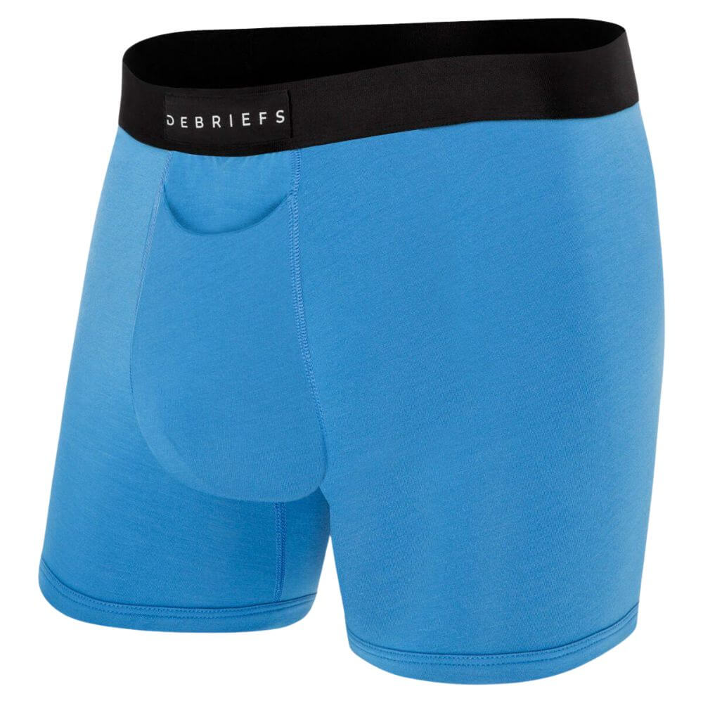 Debriefs blue mens boxer briefs underwear - menu link picture