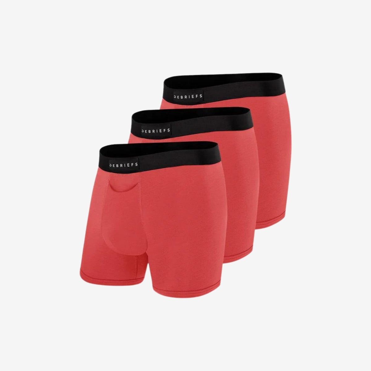 Mens Boxer Briefs Underwear Online 3 pack - Red